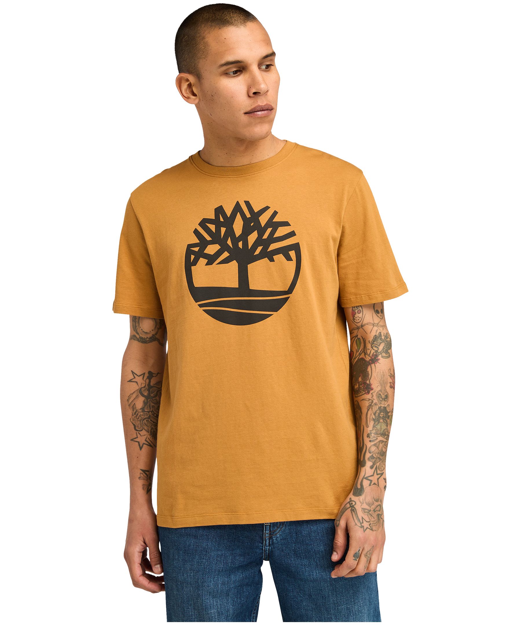 T-shirt graphique à logo d’arbre pour hommes, Timberland