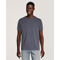 T-shirt extensible à col ras du cou saisonnier pour hommes, Denver Hayes Front_Flat