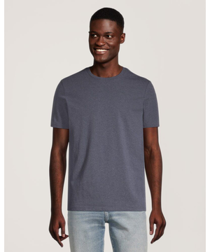 T-shirt extensible à col ras du cou saisonnier pour hommes, Denver Hayes