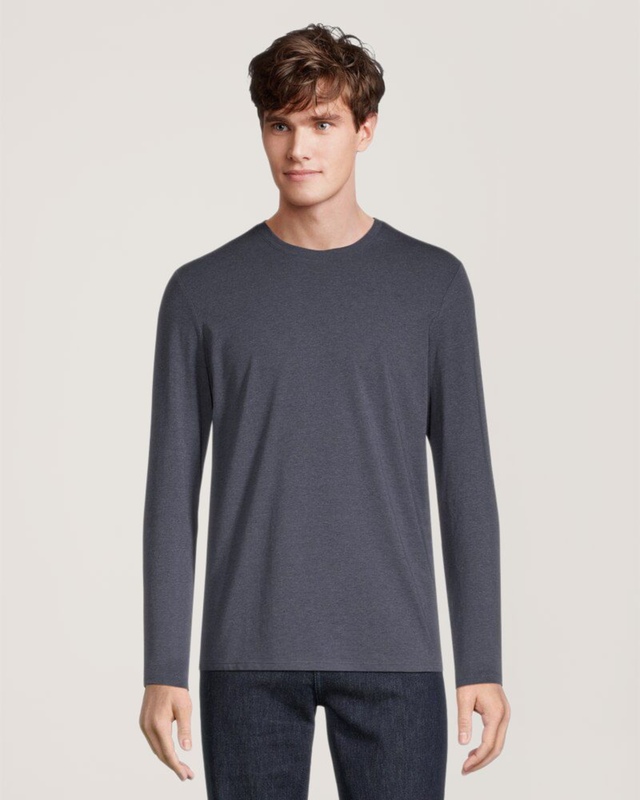 T-shirt extensible à col ras du cou pour hommes, Denver Hayes