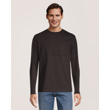 Helly Hansen Men's Bowen Logo Embossed Long Sleeve T-Shirt Front_Flat