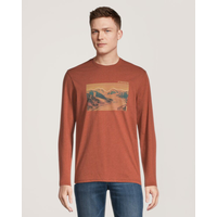 WindRiver Men's CF Glacier Graphic Long Sleeve T Shirt Front_Flat
