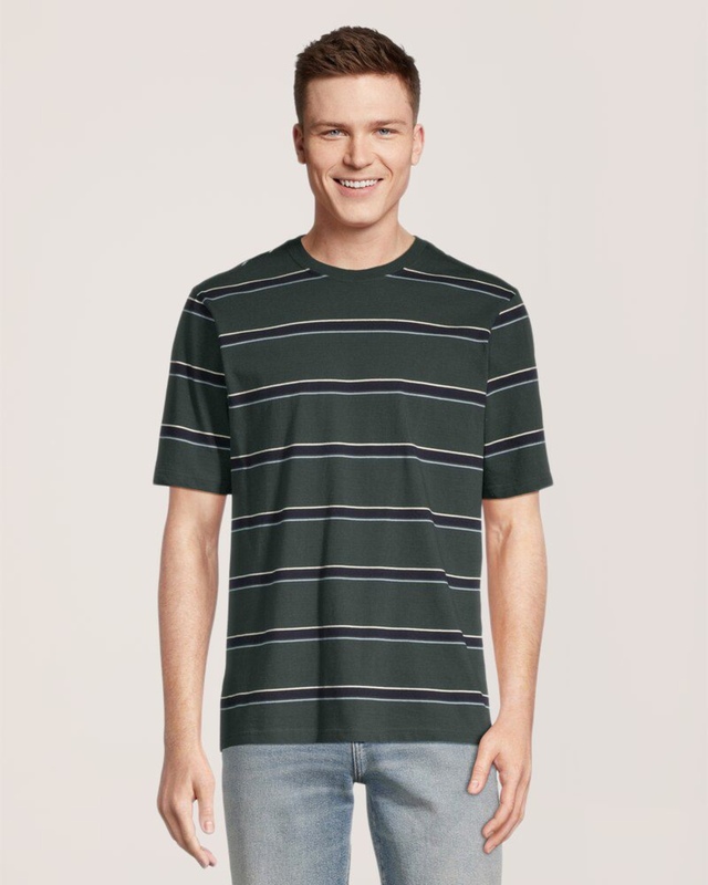 T-shirt de coupe classique 50&nbsp;lavages à col ras du cou pour hommes, Denver Hayes