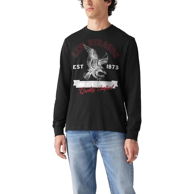 Levi's Men's Eagle Strike Long Sleeve Graphic T Shirt