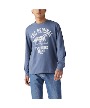 Levi's Men's Long Sleeve Graphic T Shirt