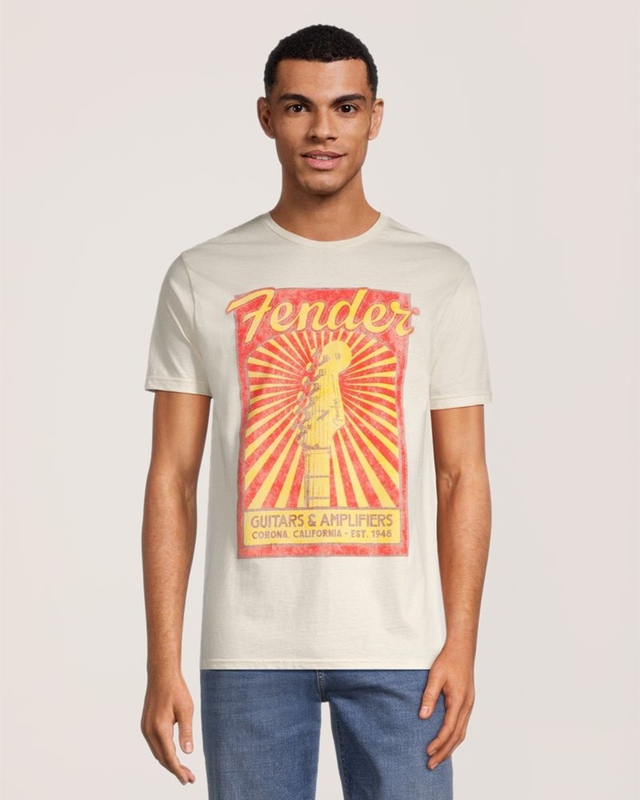 Logo T-Shirt Men's Fender Stamp Graphic T-Shirt