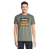 Logo T-Shirt Men's Jeep Grill Graphic T-Shirt Front_Flat