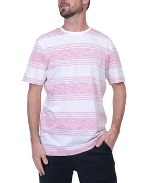 T-shirt à imprimé en transparence pour hommes, Silver