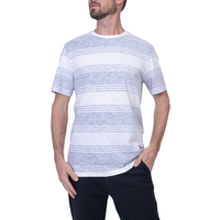 Silver Men's Reverse Print T-Shirt Front_Flat