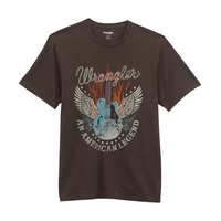 T-shirt graphique pour hommes, Wrangler Front_Flat