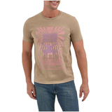 T-shirt avec graphique PI pour hommes, chien de famille et pays des merveilles, Wrangler Front_Flat