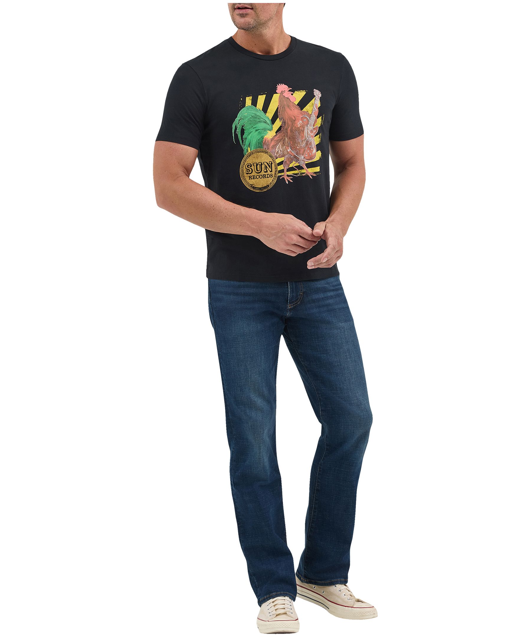 T-shirt avec graphique PI pour hommes, coq Sun Records, Wrangler