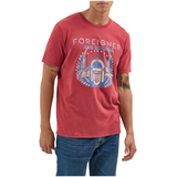 T-shirt graphique pour hommes, Foreigner Juke Box Hero, Wrangler Front_Three_Fourths_Angled_Right