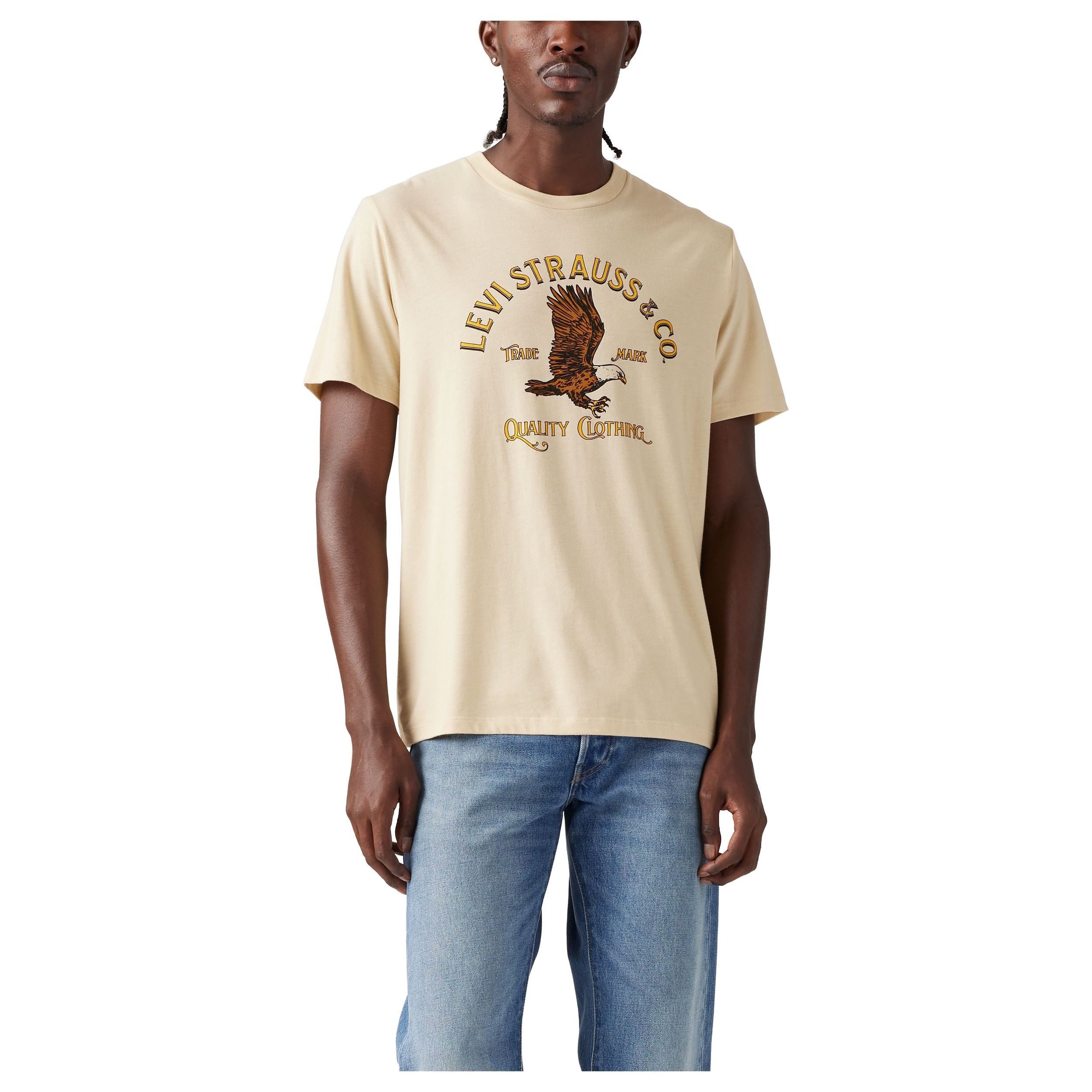 T-shirt graphique à motif d'aigle pour hommes, Levi's