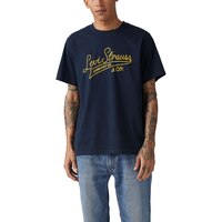 T-shirt graphique avec logo à texte pour hommes, Levi's Front_Flat
