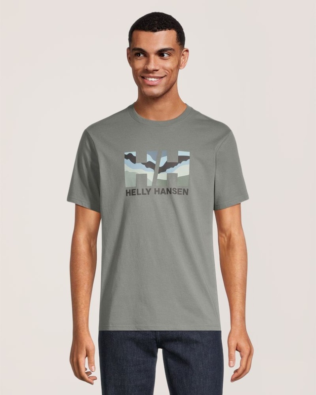 T-shirt graphique avec logo HH pour hommes, Helly Hansen