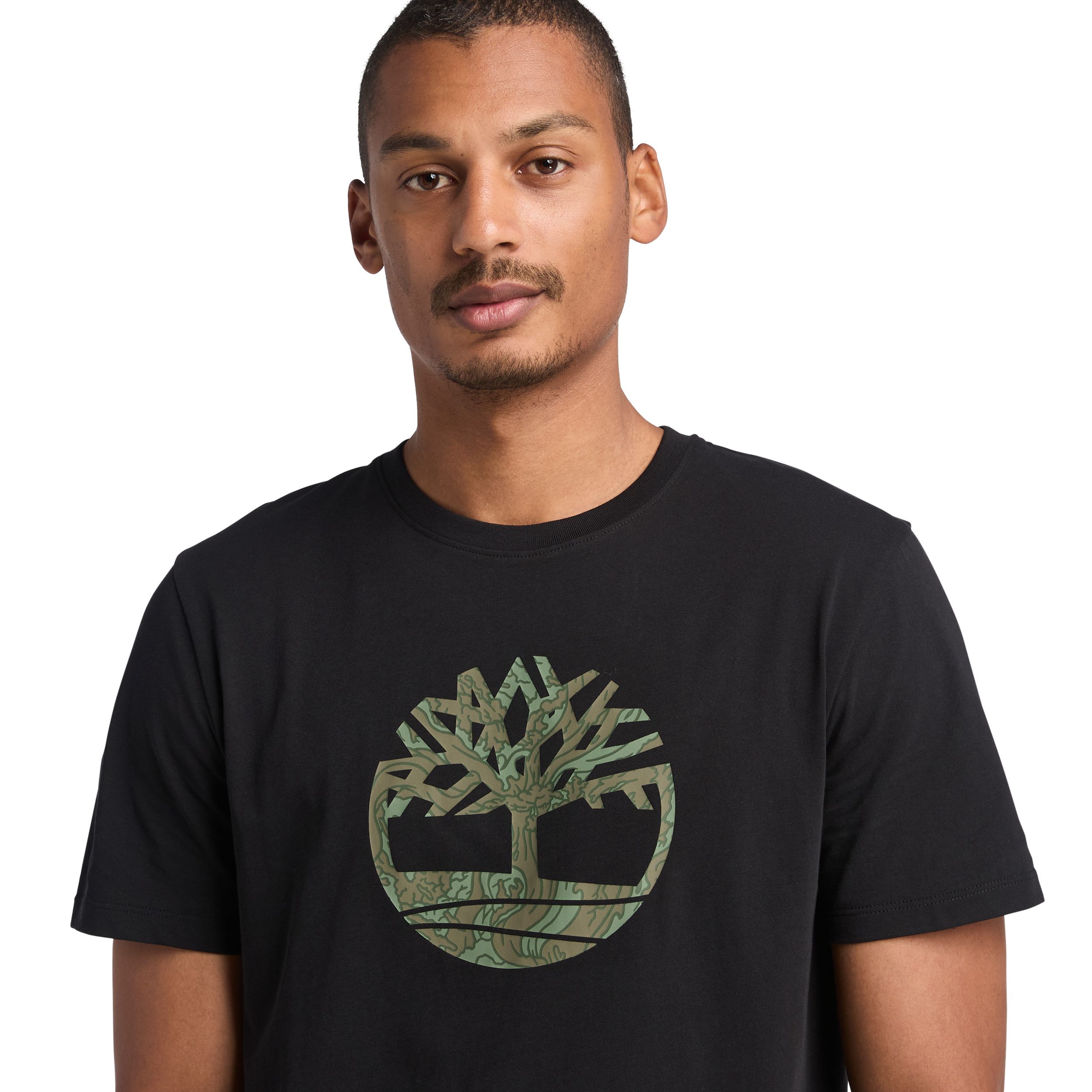 T-shirt graphique pour hommes, arbre camouflage, Timberland