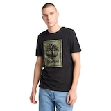 T-shirt graphique superposé avec carré camouflage pour hommes, Timberland Front_Angled_Left