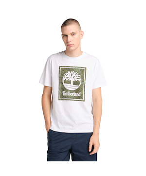 Timberland Men's Camo Stack Graphic T Shirt
