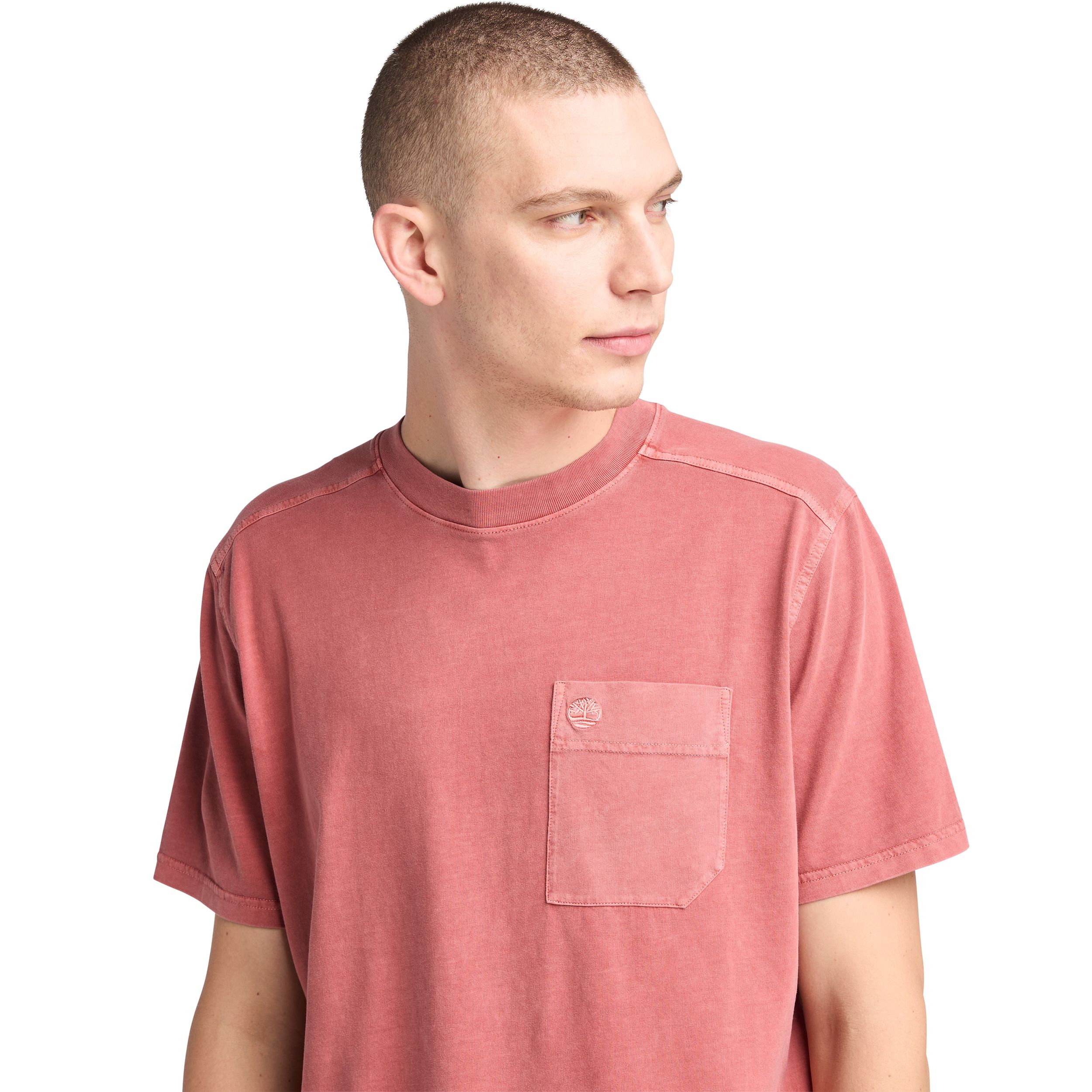 T-shirt teint en pièce pour hommes, Timberland