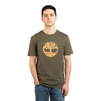 T-shirt graphique pour hommes, arbre camouflage, Timberland Front_Flat