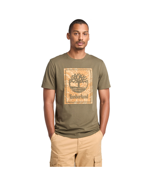 Timberland Men's Camo Stack Graphic T Shirt
