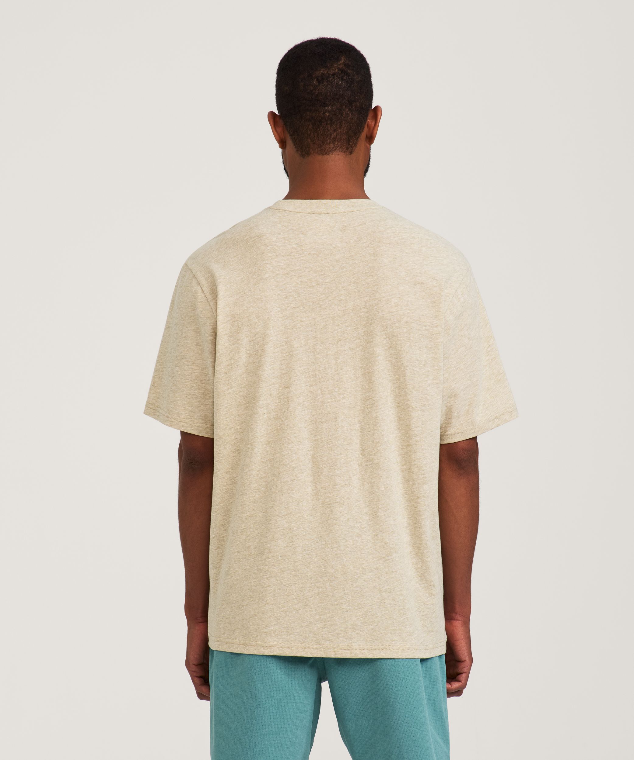 FarWest Men's Chest Pocket Striped T-Shirt