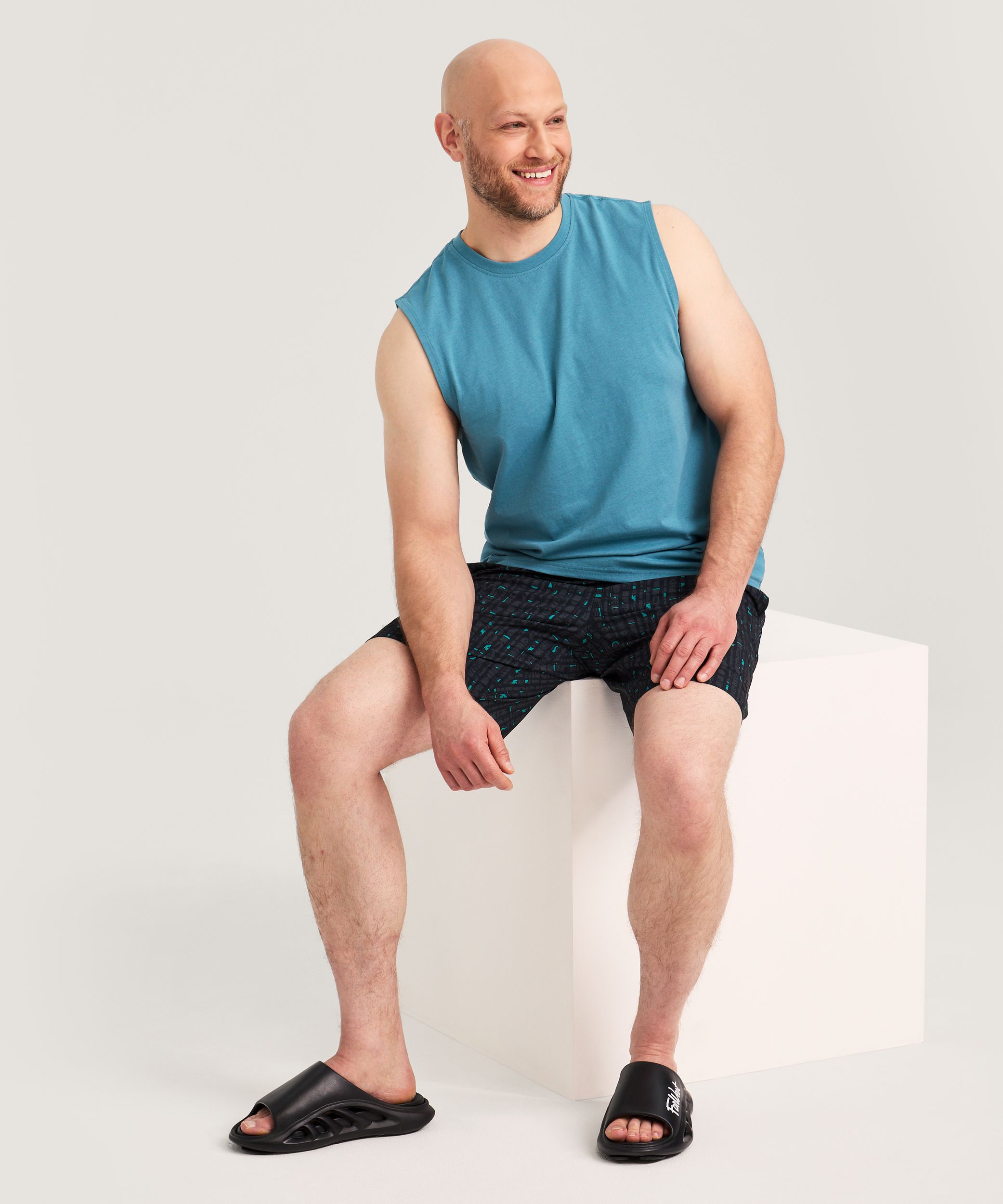 Débardeur de base de couleur unie pour hommes, FarWest