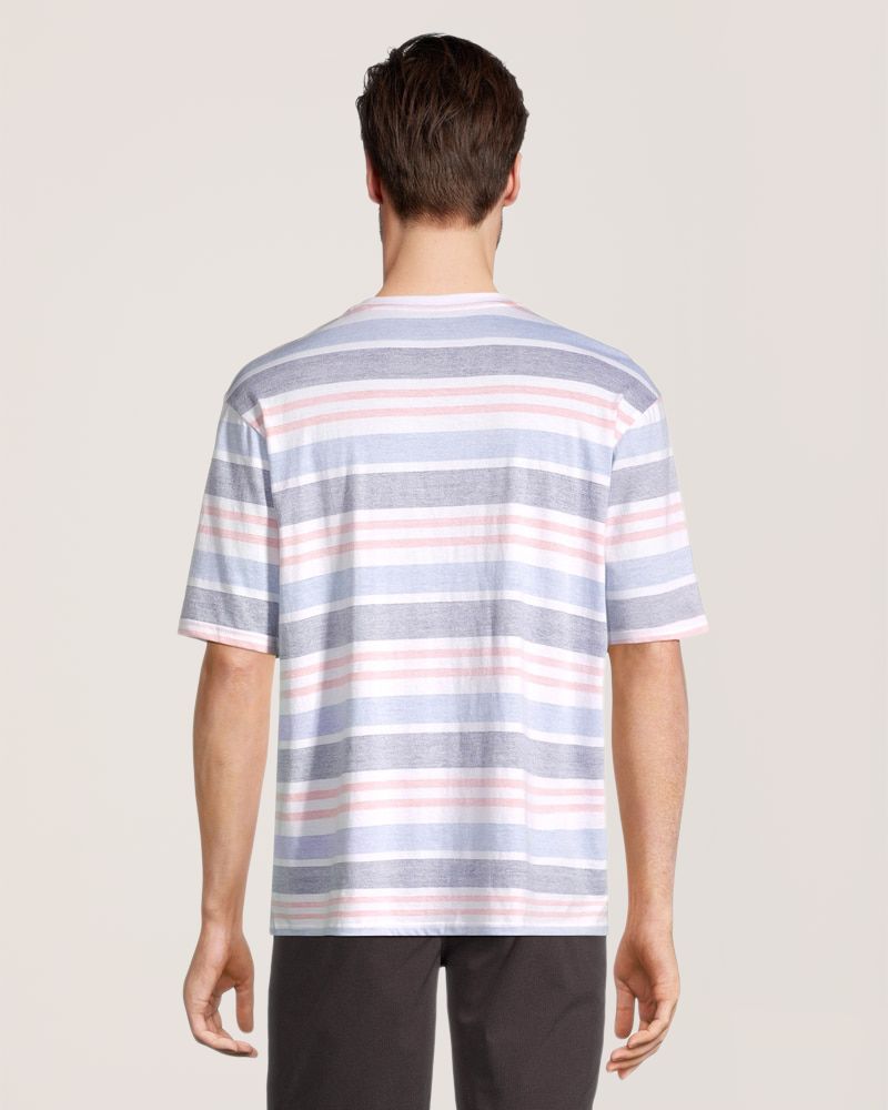 T-shirt à imprimé en transparence pour hommes, FarWest