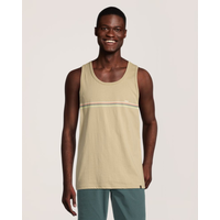 FarWest Men's Basics Striped Tank Top Front_Flat