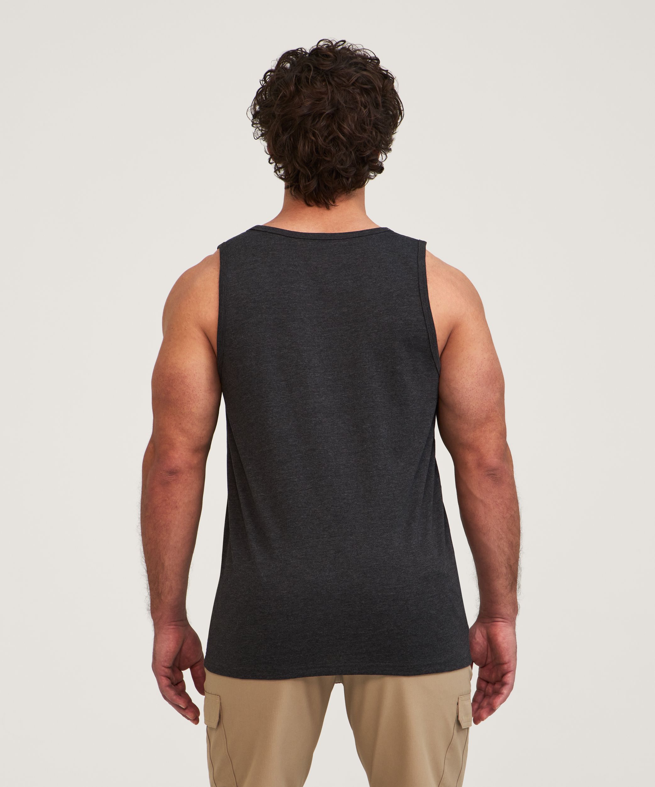 Débardeur de base à rayures pour hommes, FarWest