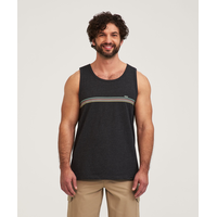 FarWest Men's Basics Striped Tank Top Front_Flat