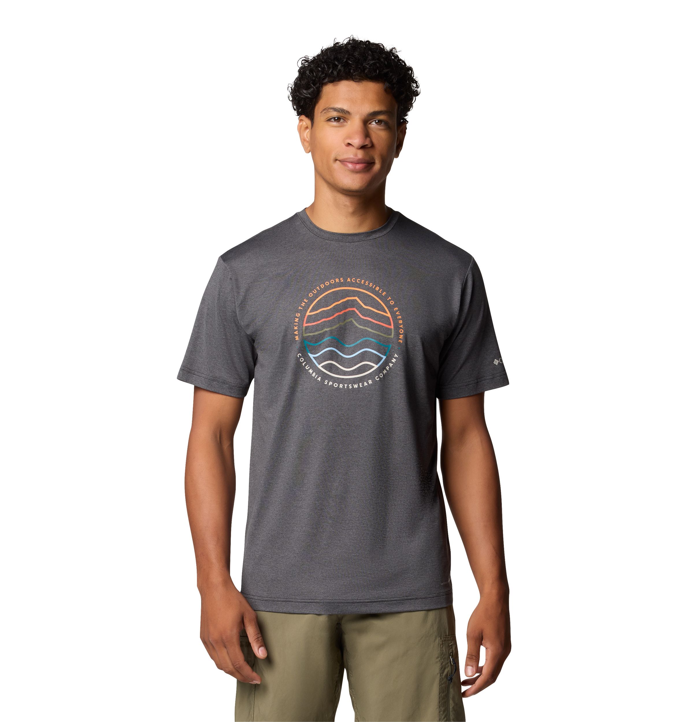 T-shirt graphique avec protection Omni-Shade  pour hommes, Kwick Hike, Columbia