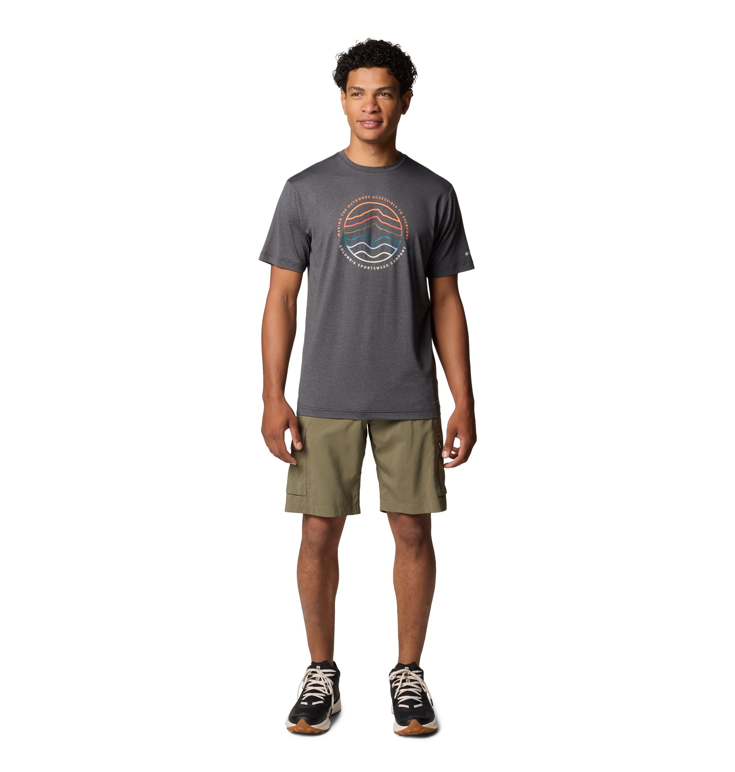 T-shirt graphique avec protection Omni-Shade  pour hommes, Kwick Hike, Columbia