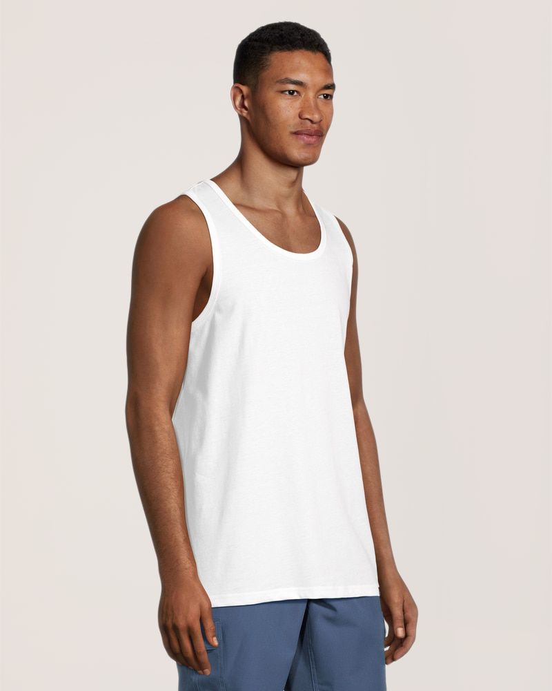 FarWest Men's Basics Solid Tank Top