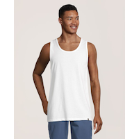 Débardeur de base de couleur unie pour hommes, FarWest Front_Flat