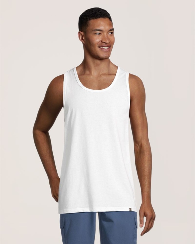 Débardeur de base de couleur unie pour hommes, FarWest