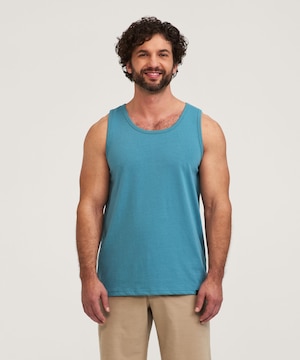 Débardeur de base de couleur unie pour hommes, FarWest