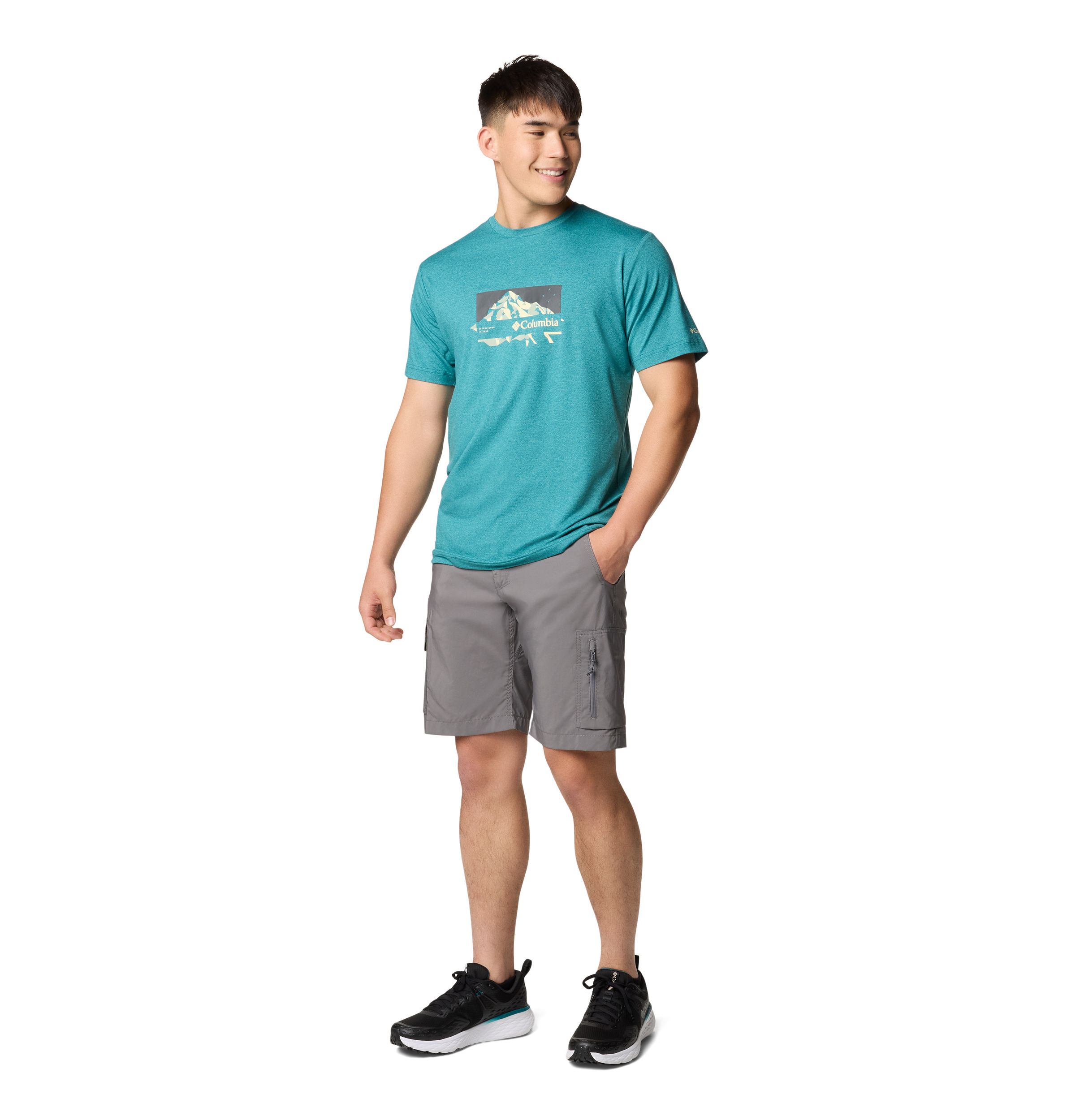 T-shirt graphique avec protection Omni-Shade  pour hommes, Kwick Hike, Columbia