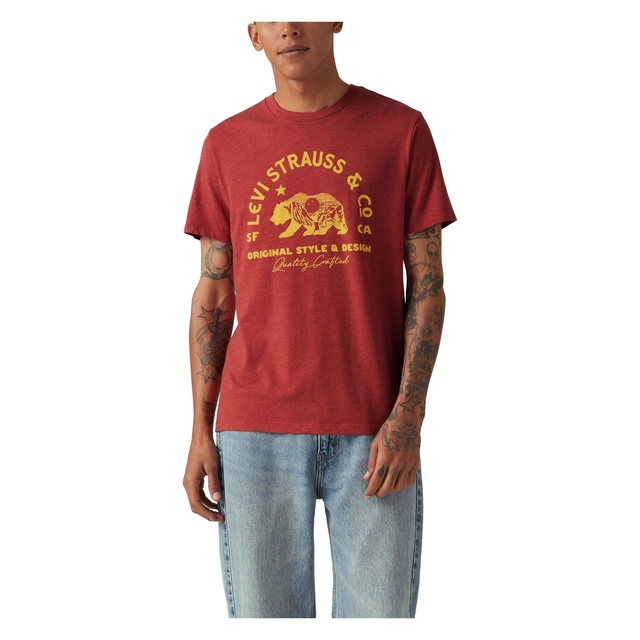 T-shirt graphique d'ours pour hommes, Levi's