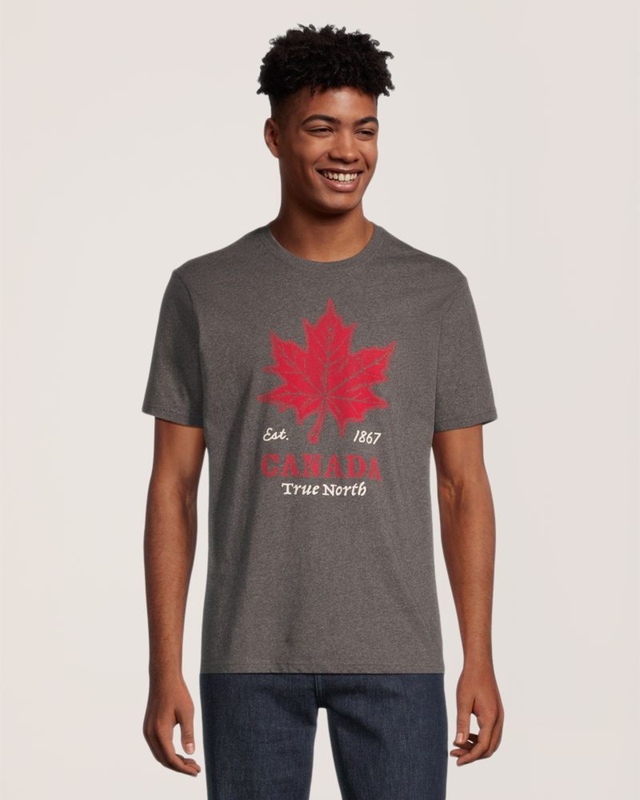 Jumpstart Men's Maple Leaf Graphic T Shirt