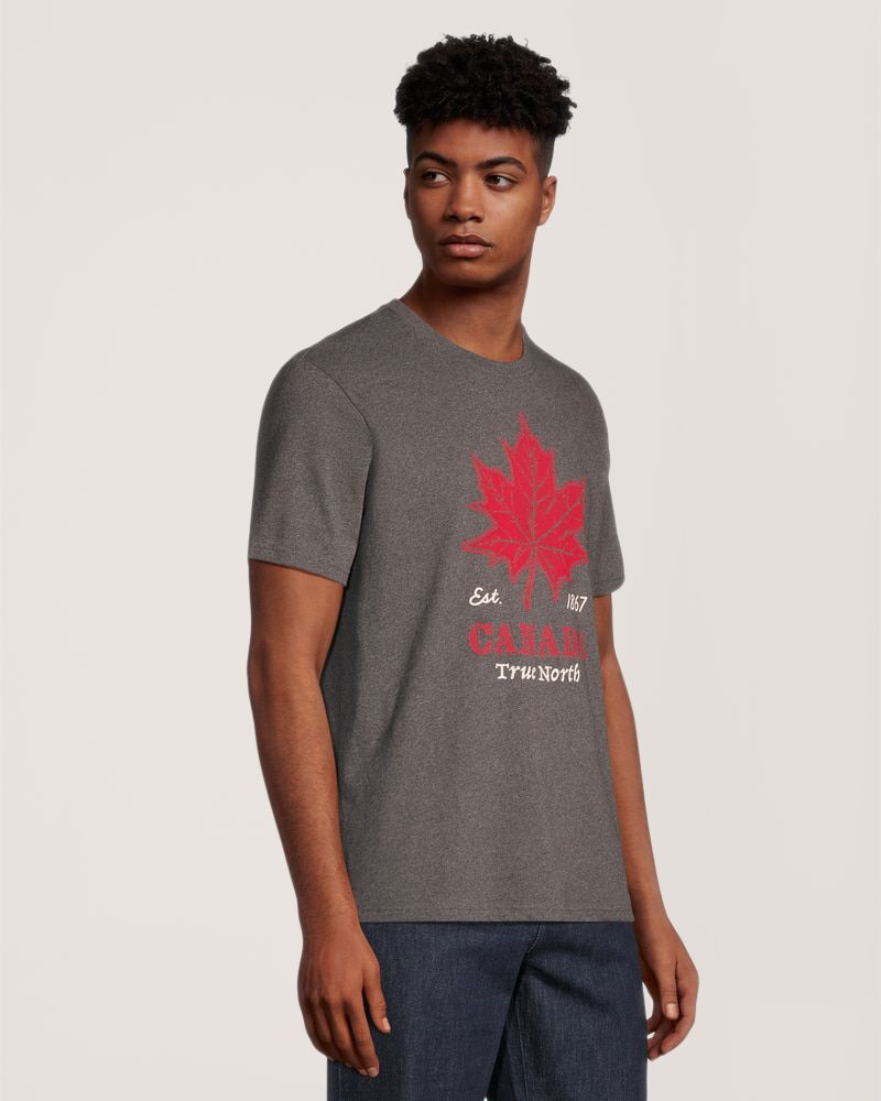 Jumpstart Men's Maple Leaf Graphic T Shirt