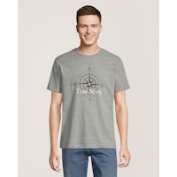 Jumpstart Men's Compass Graphic T Shirt Front_Flat