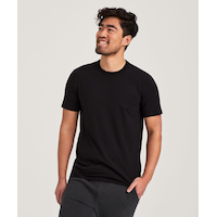 T-shirt extensible de performance à manches courtes pour hommes, Denver Hayes Front_Flat