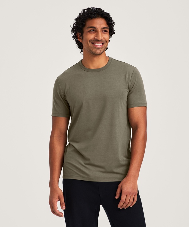 Denver Hayes Performance Men's Short Sleeve Stretch T Shirt