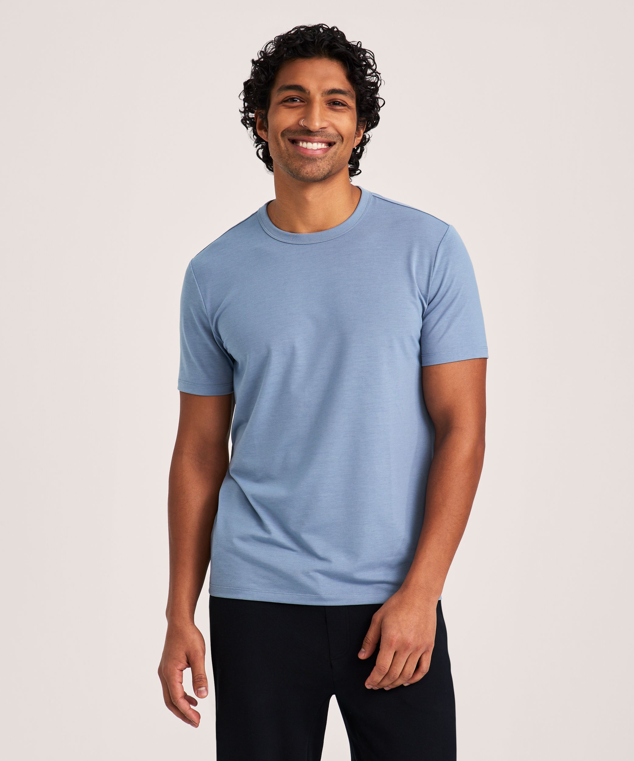 Denver Hayes Performance Men's Short Sleeve Stretch T-Shirt