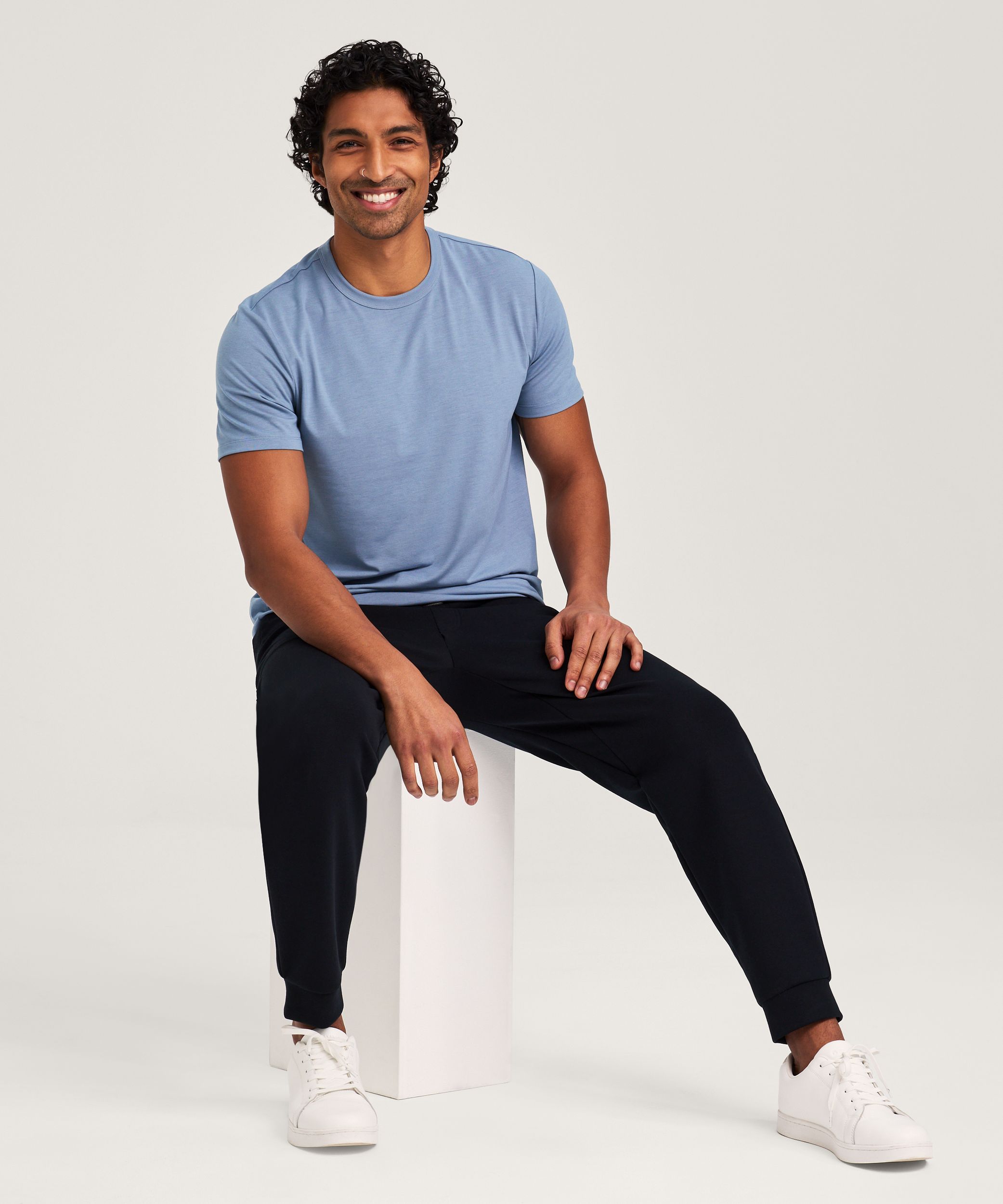 Denver Hayes Performance Men's Short Sleeve Stretch T-Shirt