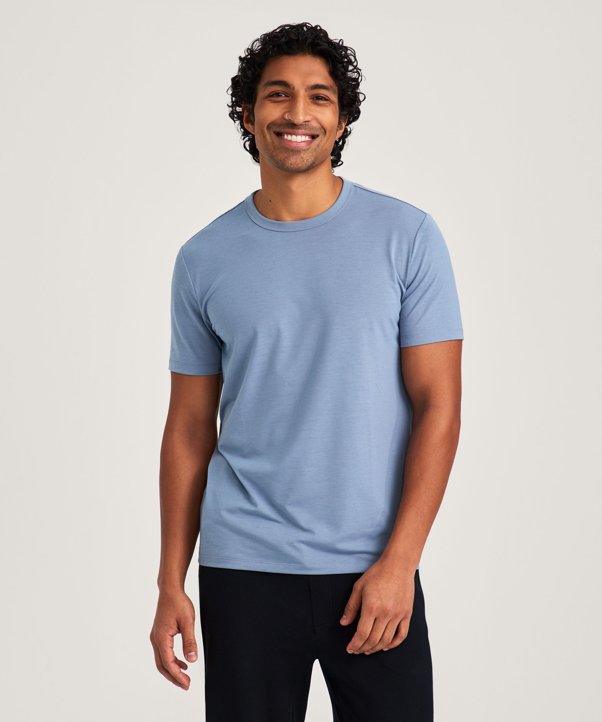 Denver Hayes Performance Men's Short Sleeve Stretch T-Shirt