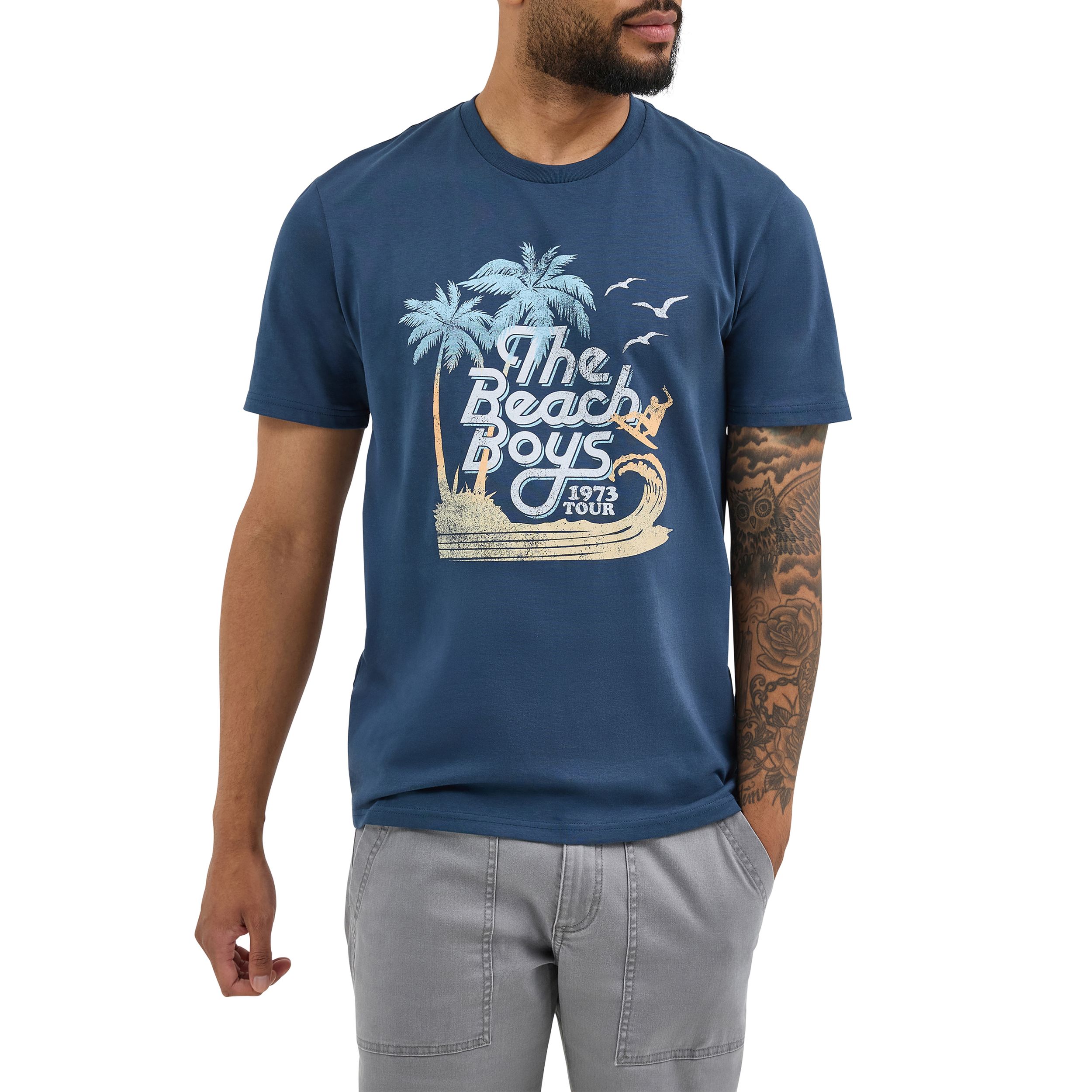 T-shirt graphique «Beach Boys» pour hommes, Wrangler