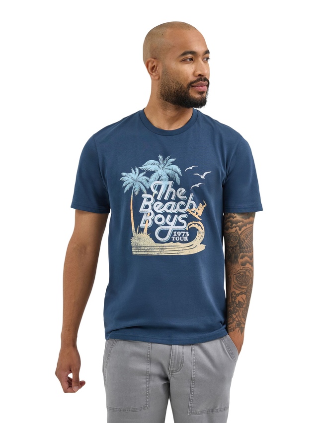 T-shirt graphique «Beach Boys» pour hommes, Wrangler